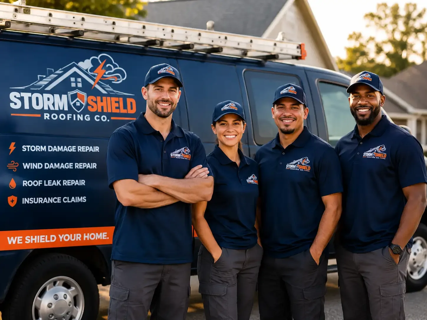 Storm Damage Roof Repair company in Kossuth, PA