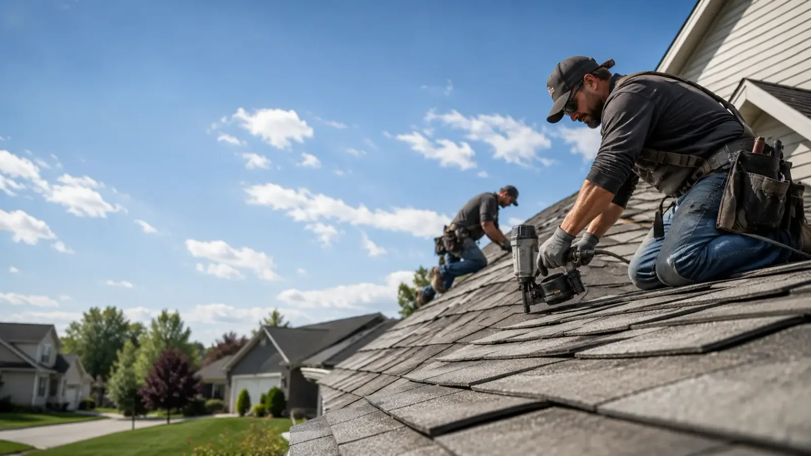 Storm Damage Roof Repair in Kossuth, PA near me
